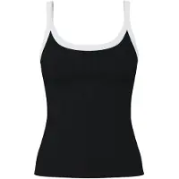 Pieces Top 'PCMay' zwart / wit