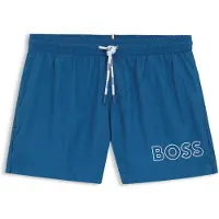 BOSS Zwemshort bedrukt met contourlogo
