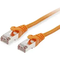 Equip 615573, Patchkabel Cat6, S/FTP, 2xRJ45, 25.00 meter, oranje, LSZH, verpakt in een polybag