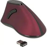 DeLOCK 12528 Ergonomische muis USB Optisch Meerdere kleuren 4 Toetsen 1000 dpi