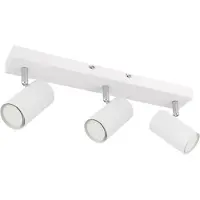 Globo Plafondlamp 3 Lichts Robby Wit