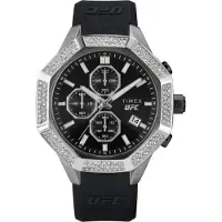 Timex Ufc King Chrono Heren Zwarte Horloge TW2V99300