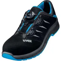 Uvex 6938 6938241 Lage veiligheidsschoenen S1P Schoenmaat (EU): 41 Zwart/blauw 1 paar