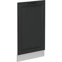 Vicco R-Line Vaatwasserfrontpaneel – 45 cm zonder werkblad Antraciet landhuis