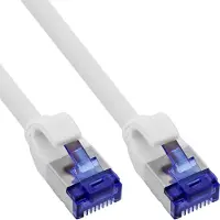 InLine SFTP CAT6a slimline flexibele netwerkkabel | TPE LSZH | wit | 2 meter