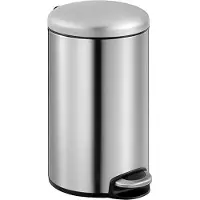 Vepa Bins EKO - Maggey pedaalemmer, 20 liter - RVS, polypropyleen - Mat roestvrij staal