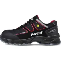 HKS Selection Werkschoen K2 CA Laag S3 | Zwart/Rood | Maat 48 - 00.162.051.48