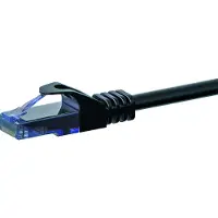 Dsit UTP CAT6a patchkabel - 50 meter zwart - 100% koper - netwerkkabel - internetkabel - UTP kabel - RJ45 - 10000 mbit/s
