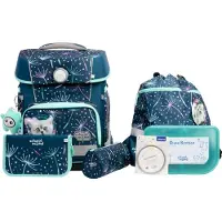 School-mood Champion Maxx Pro Mila Schooltas set 7-delig petrol