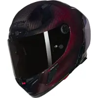 Nolan X-804 RZ UC LIQUIDO ROOD Integraalhelm Koolstof/Rood L zwart