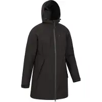 Mountain Warehouse Dames/Dames Hilltop II Waterdichte Jas (Zwart)