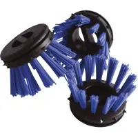 Miltex Inzetborstel voor rubberen ringmat, blauw