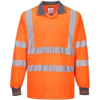 Portwest Hi-Vis Lange Mouw Poloshirt S277