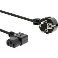 PremiumCord KPSP5-90 power cable Black CEE7/7 C13 coupler