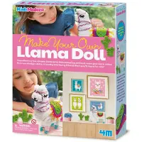 4M Knutselen - Maak Je Eigen Lama Pop - Creatief Speelgoed - Hobbypakket - KidzMaker - 5+