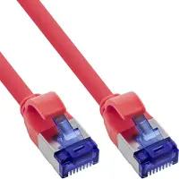 InLine SFTP CAT6a slimline flexibele netwerkkabel | TPE LSZH | rood | 2 meter