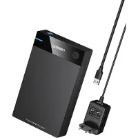 UGREEN - USB3.0 Harde Schijf Behuizing 3.5 inch - SATA I/II/III - Ondersteuning UASP - Schroefloos Design