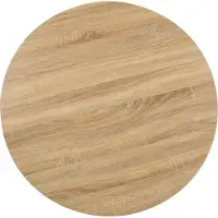 vidaXL Bistrotafel 80 cm MDF lichtbruin