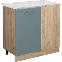Vicco R-Line Hoekkast – 86 cm WB Marmer Blauw-grijs
