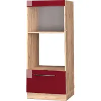 Vicco Fame-Line Magnetronkast – 60 cm open Bordeauxrode hoogglans