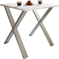 VCM Premium houten eettafel | H. 76 x B. 80 x D. 50 cm | Keukentafel Eettafel Xona X