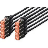 Digitus DK-1644-020-BL-10 netwerkkabel Zwart 2 m Cat6 S/FTP (S-STP)