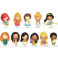 MONOGRAM Disney 3D PVC Bag Clips Ultimate Princess Series 31 Display (24)