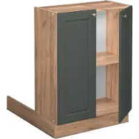 Vicco Fame-Line Keukeneiland – 60 cm zonder werkblad Groen-Goud Landhuis