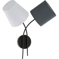 Eglo ALMEIDA, Gestreepte, Extra, 2 lampen, E14, IP20, Anthraciet, Wit