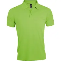 Sols Heren Prime Pique Poloshirt met korte mouwen (Appelgroen)