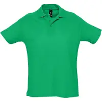 Sols Heren Zomer II Pique Poloshirt met korte mouwen (Kelly Groen)