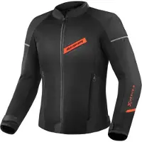 SHIMA X-Mesh 2.0 Zwart Rood Textiele Motorjas Maat L