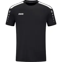 Jako Shirt Power Korte Mouw Kind Zwart Maat 152