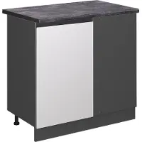 Vicco R-Line Hoekkast – 86 cm, WB Antraciet Wit