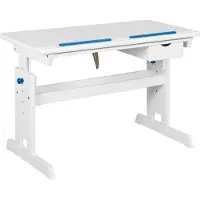 Inter Link Bureau Dana met kantelbaar bureaublad - blauw/roze