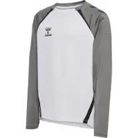 Hummel Sportief sweatshirt 'Lead 2.0' basaltgrijs / zwart / wit