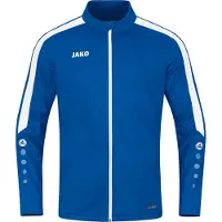 Jako Sportjas blauw / wit