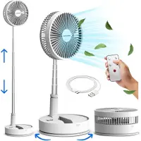 Vulpes goods Tech Draadloze Statiefventilator – 4-in-1 Oplaadbare Ventilator – Stil & Verstelbaar – PRO Versie