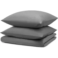 Blumtal Dekbedovertrek met Kussensloop - Anti-Allergisch - Tegen huisstofmijt - 200 x 200 cm - 2 Kussenslopen 50 x 75 cm - Taupe