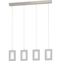 Eglo 4-lichts hanglamp Enaluri nikkel