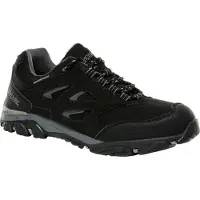 Regatta Kinderen/Kinderen Holcombe Lage Junior Wandelschoenen (Zwart/Graniet)