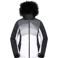 Mountain Warehouse Dames/Dames Cascade Gewatteerde Ski jas (Wit/zwart)