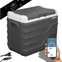 Arebos Compressor Koelbox - Koelbox Elektrisch 12V 230 Volt - Koelbox Auto - 43L - Temperatuurregeling via APP of LCD-touchscreen