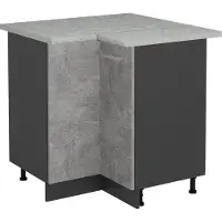 Vicco Hoekkast R-Line Beton 75.6 cm WB Marmer, Model 53428