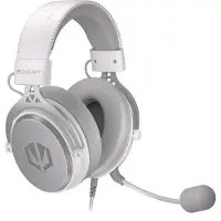 Endorfy Koptelefoon - - Viro Onyx White - Circum-aural - Afneembare microfoon - Bedraad