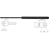 METZGER 2110461 Gasveer achterklep
