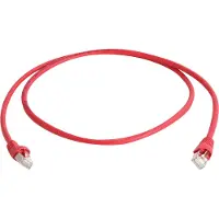 Telegärtner patchkabel, CAT7, 50 meter, rood, 600 MHz, PIMF, halogenvrij