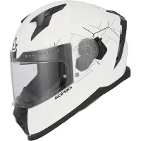 Acerbis X-Way Solid Mat Wit Systeemhelm Maat XL