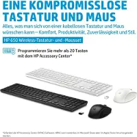 HP 650 draadloze toetsenbord- en muiscombinatie