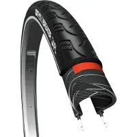 CST Buitenband Breaker 26 x 1 3/8 / 37-590 mm anti-lek - zwart met reflectie